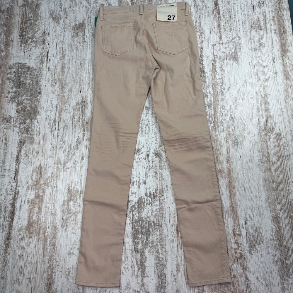 NWT Rag & Bone Jean Skinny Pink/Beige Mid Rise Stretch Pants Sz 27 MSRP $190 - Picture 2 of 7